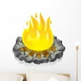 thumbnail image 1 of Campfire Wall Decal Mural by Wallmonkeys Vinyl Peel and Stick Graphic for Girls (24 in W x 24 in H), 1 of 4