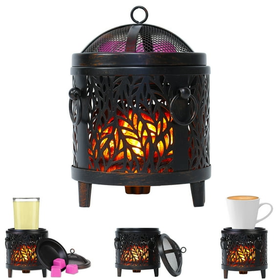 Campfire Wax Warmer,Wax melt Warmer for Scented Wax Melts and Tart,Electric Wax Warmer,Candle Wax Warmer,Wax Warmers Fragrance Warmer for Home Decor Office,Party