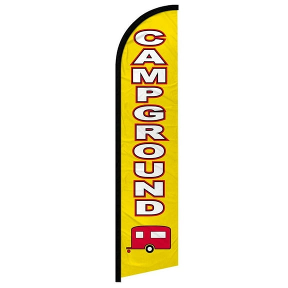 Campground Windless Banner Flag