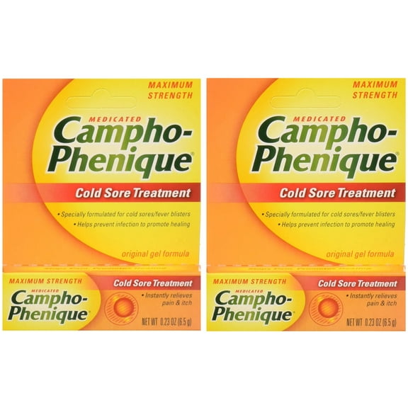 Campho-Phenique Cold Sore Treatment 0.23 oz (Pack of 2)