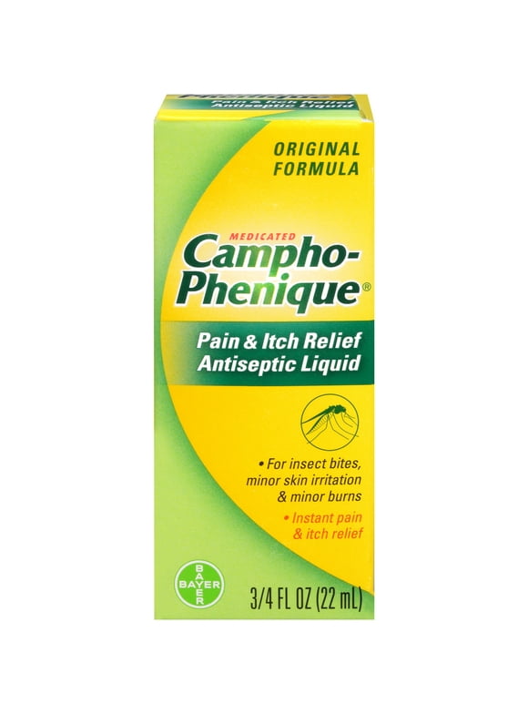 Campho-Phenique Medicated Pain & Itch Relief Antiseptic Liquid, 0.75 fl oz