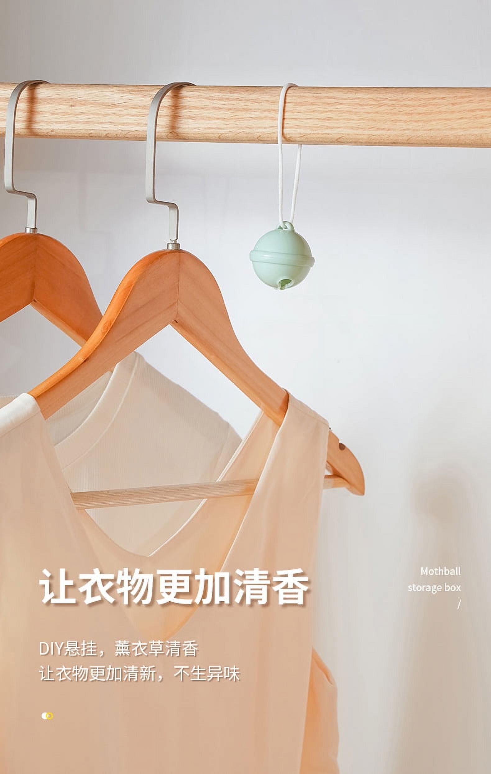 Camphor Ball Storage Box 16pcs Mothballs Storage Cases