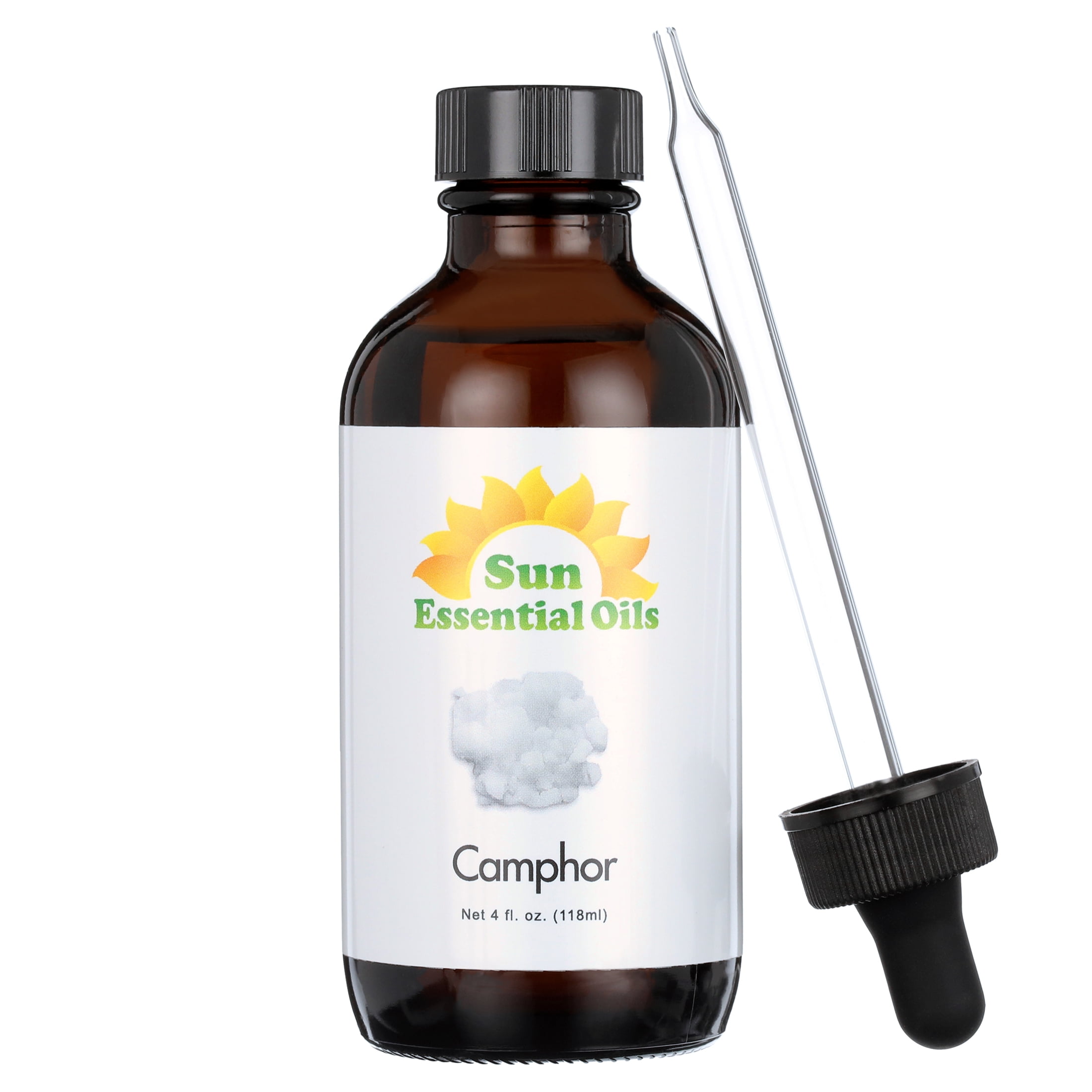Sun Essential Oils - Camphor Essential Oil - 4 Fluid Ounces (Pack