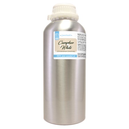 Camphor White Essential Oil 32 fl oz Aluminum Bottle w/ Cap
