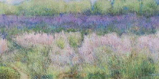 Campi di lavanda II Canvas Art - Murenoir (10 x 20)