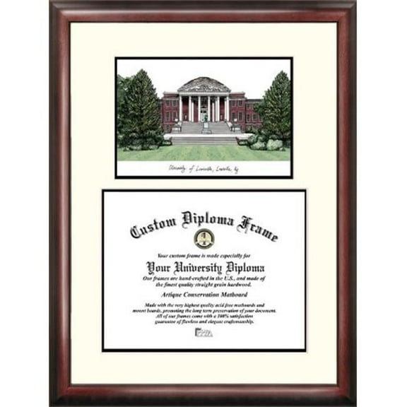 Campimages KY997LV University of Louisville Legacy Scholar Diploma Frame
