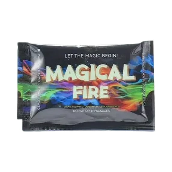 Camping Accessories, Outdoor Colored Flame Powder - Magic Fire Color Changing Packets 30G Flame Accessories - For Camping Bonfire Fireplaces Parties Evenings