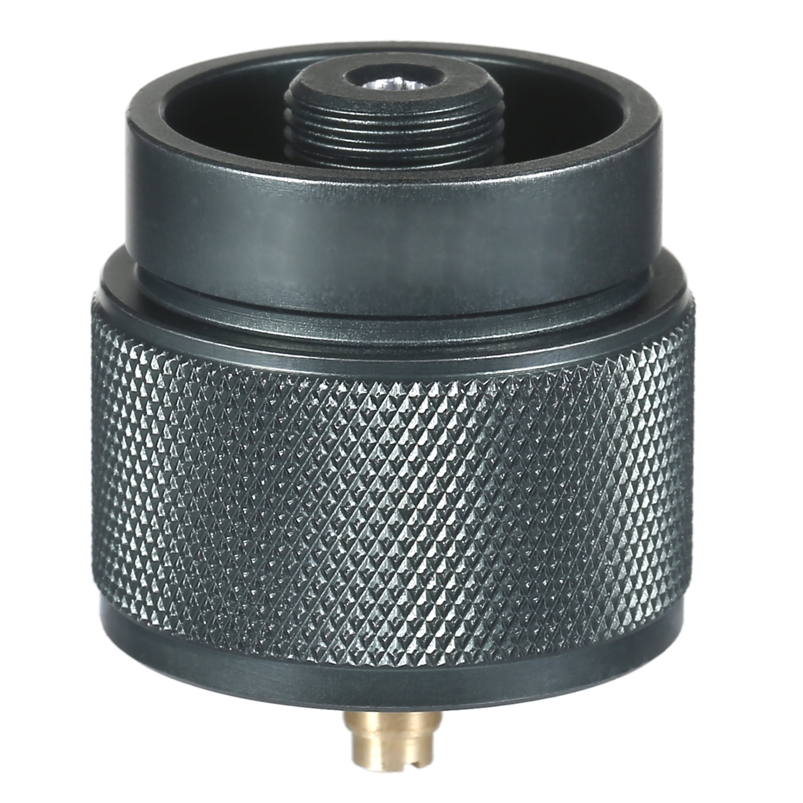 Camping Adapter 1LB Propane Small Tank Input EN417 Lindal Valve Output
