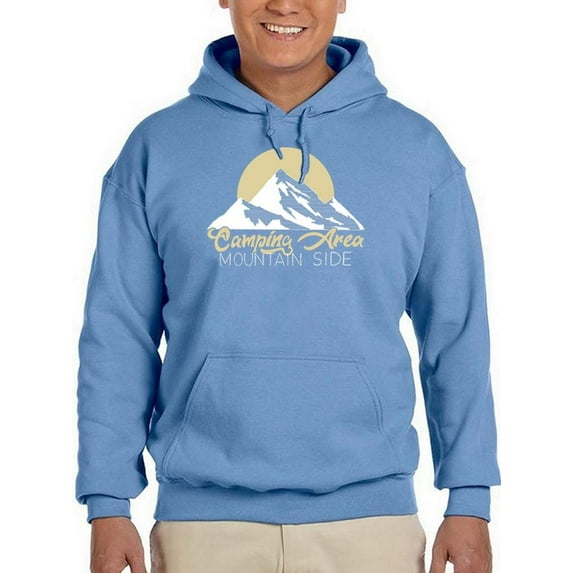Camping Area Mountain Hoodie Men -Image by Shutterstock, Male Small