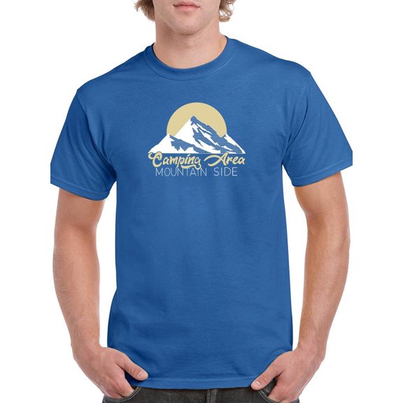 Camping Area Mountain T-Shirt Men -Image by Shutterstock, Male x-Large