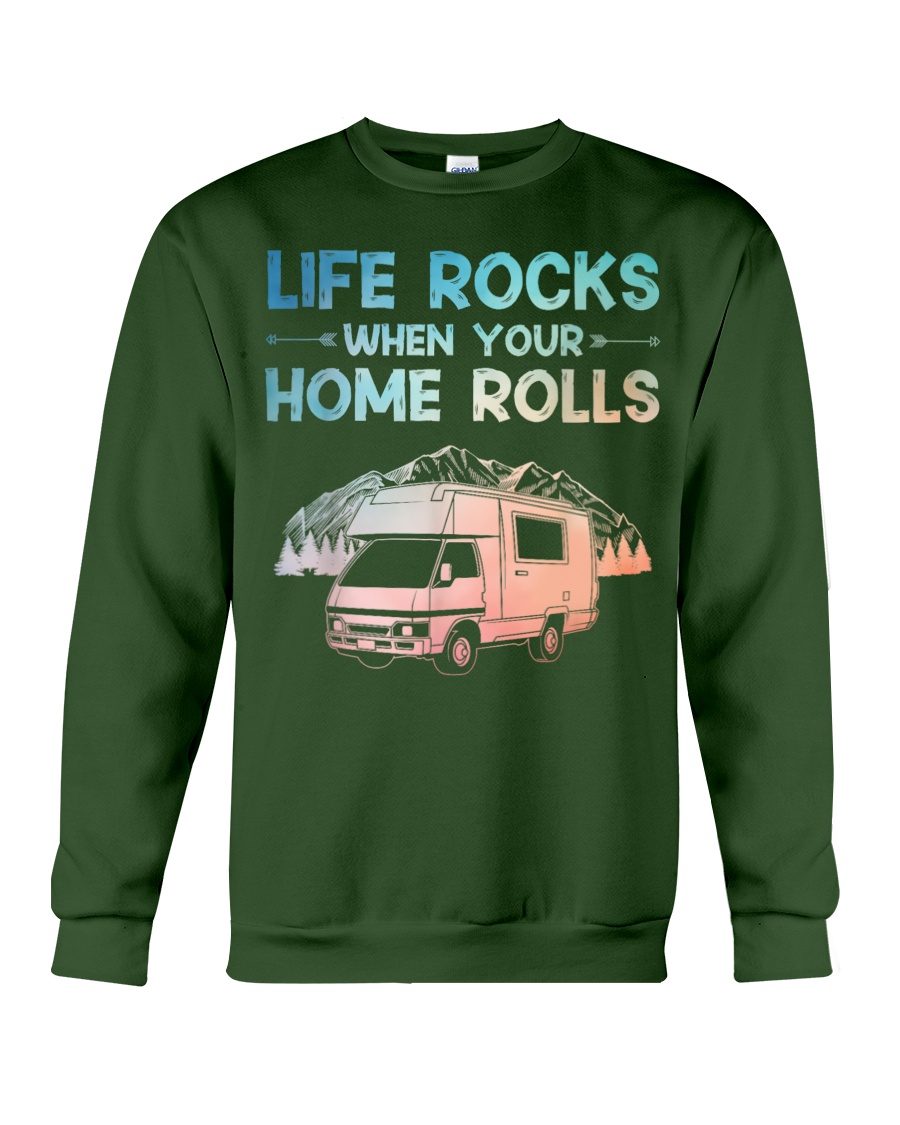 Camping Art For Men Women Outdoor Motorhome Crewneck Sweatshirt for Men