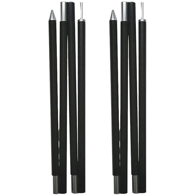 Camping Awning Poles， Beach Tent Poles,Lightweight and Foldable