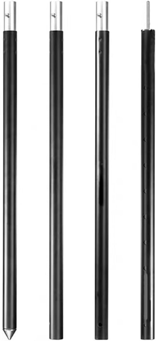 Camping Awning Poles， Canopy Tent Poles Telescoping Adjustable Aluminum