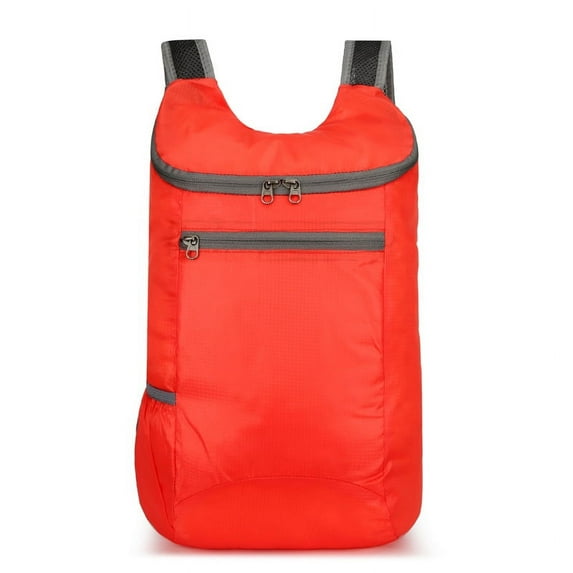 Camping Backpack Lightweight and Water-resistant Outdoor Backpack for Hiking and Travel Straps Large Capacity for Essentials for Cycling Running and Climbing(red)