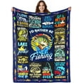 thumbnail image 1 of Camping Blanket,Unique Camper Gifts for Camping Lovers,Super Soft Throws Flannel for Camper Outdoor RV Travel Hiking Bed Sofa Couch 60"x50", 1 of 5