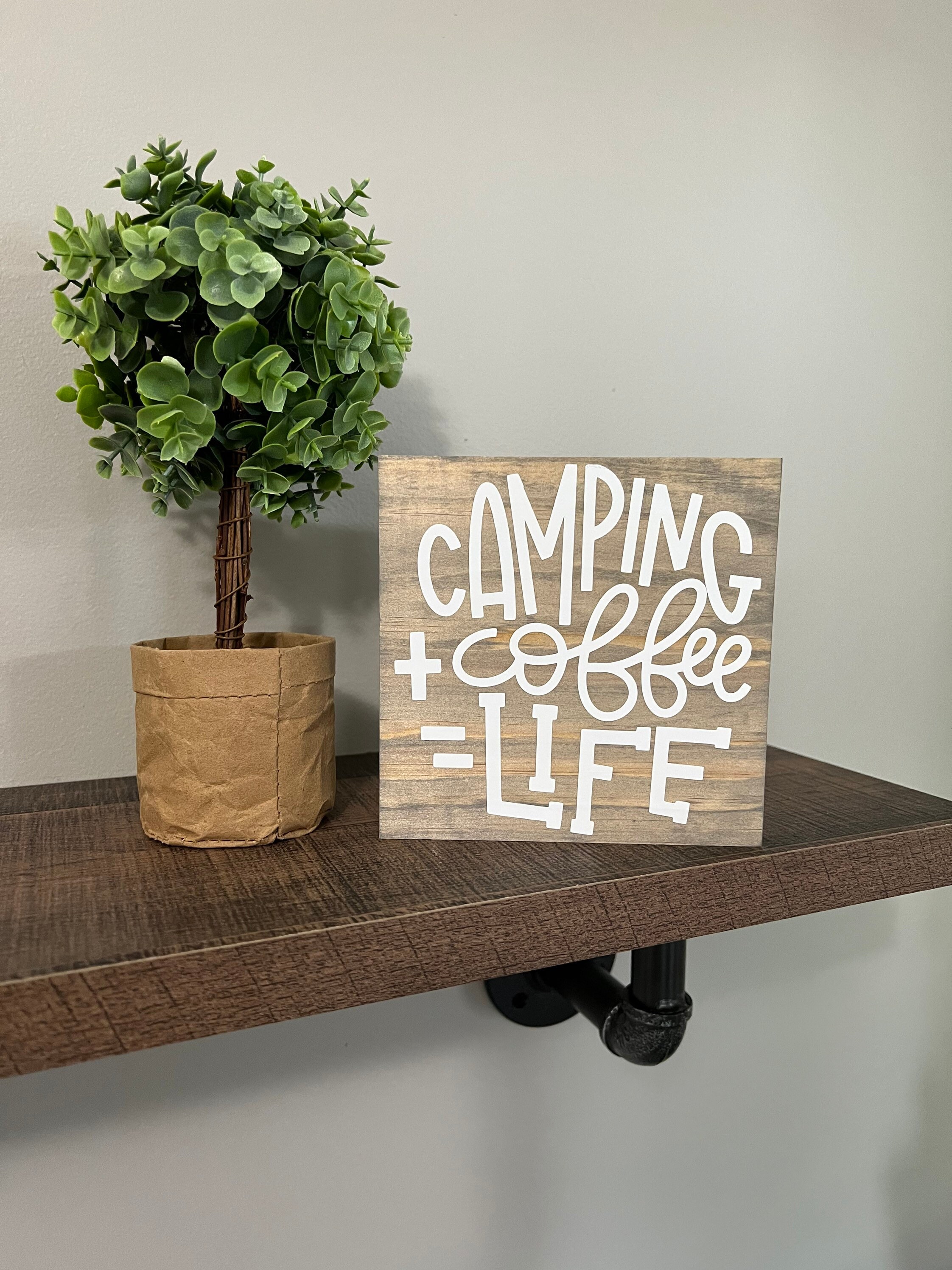 Camping Cafe Living Wood Signs | Camping Decor | Camper | Decorative ...
