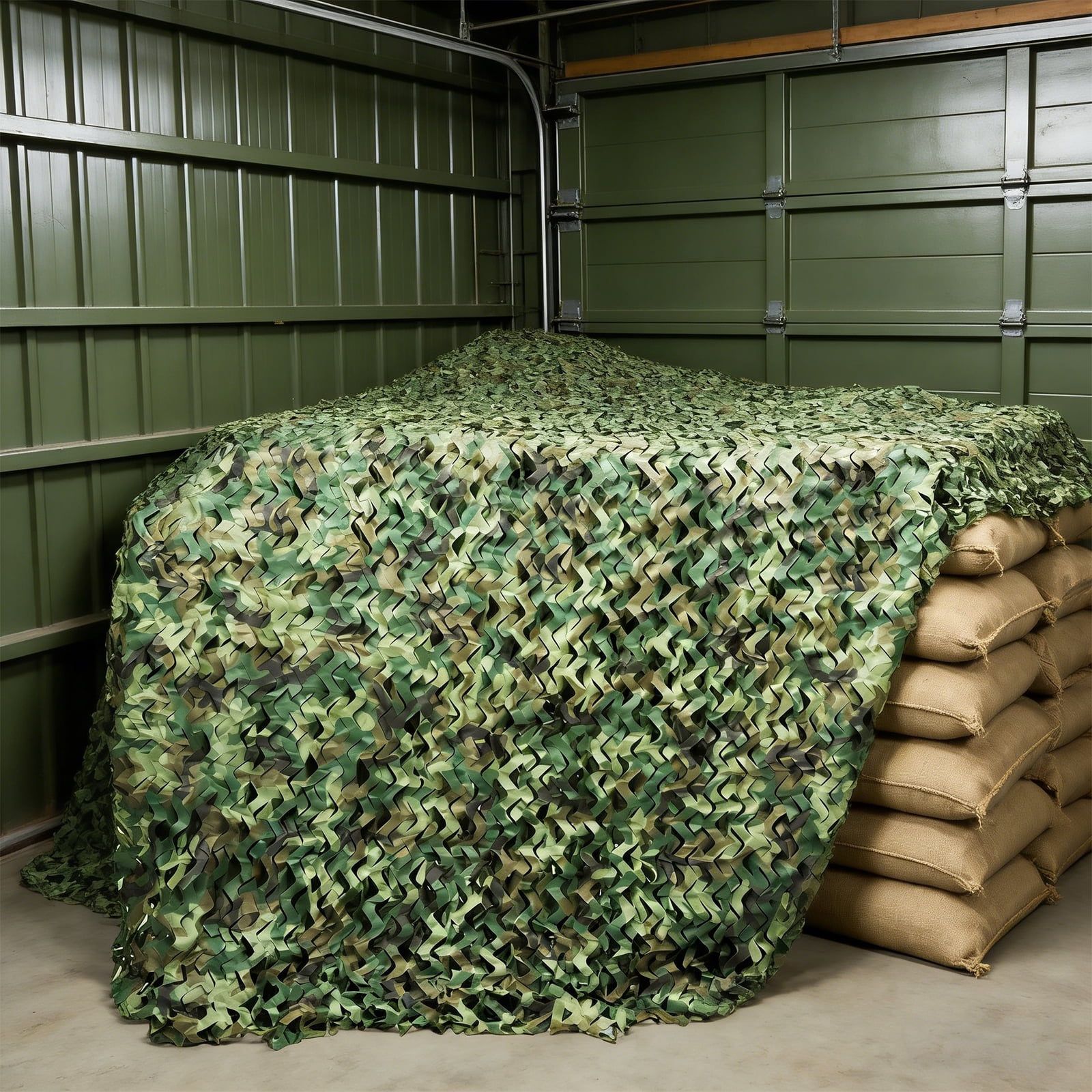 Camping Camouflage Netting Military Camo Sunshade Mesh Hunting Car Cover 6*8m
