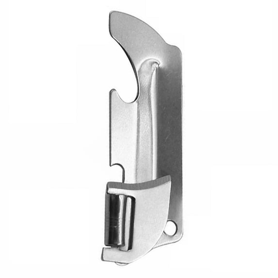 Camping Can Opener,Stainless Steel Manual Can Opener,Portable Bottle Openers,0.67X2.24 Inch Manual Can Opener,Mini Stainless Steel Can Openers for Camping Small Can Openers with Holes,Silver 1PCS