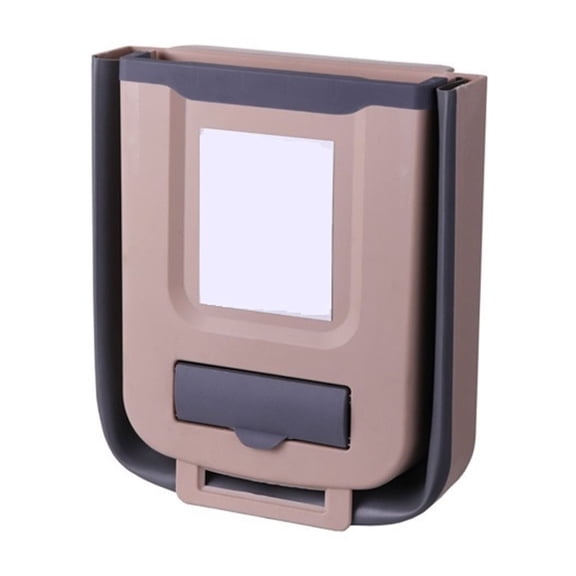 Camping Car Accessory Foldable Trash Can Large-Capacity PP Material Easy-to-clean For Caravan Motorhome Home Car Kitchen ,Easy Installation