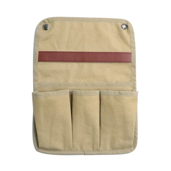 Camping Chair Organizer with Storage Pockets, 32x24cm Large Capacity Armrest Hanging Bag with Zippered Compartments for Phone, Keys & Essentials, Durable & Easy to Ll for Outdoor, Lawn, and