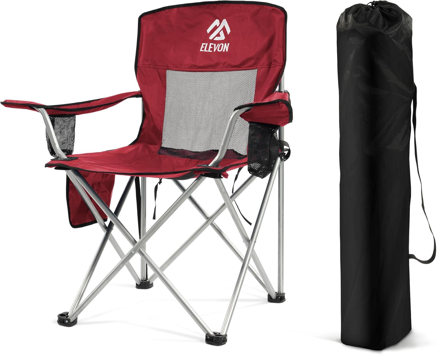 Chaise Pliante De Plage Avec Glacière, Dossier Haut, Porte-gobelet Et Sac
