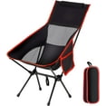 thumbnail image 1 of Camping Chairs Portable, Foldable Chair Lightweight, Backpacking Chair for Adults, Folding Chairs for Outside Camp (Large), 1 of 13