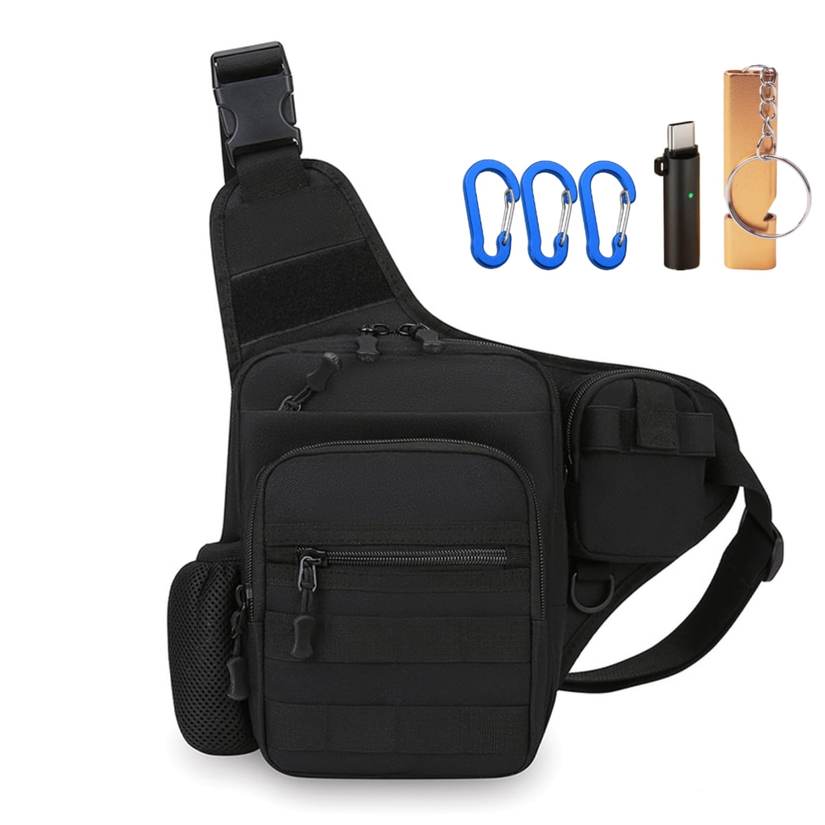 Camping Climbing Bag Chest Pouch For Men Cycling Hiking Travel Outdoor Sport Tactical Crossbody Molle Fishing Waist Fanny Pack