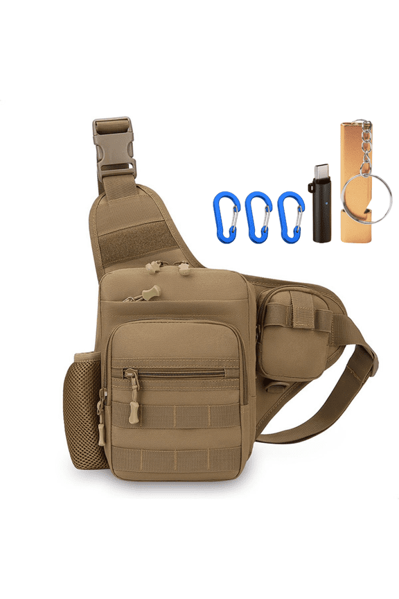 Camping Climbing Bag Chest Pouch For Men Cycling Hiking Travel Outdoor Sport Tactical Crossbody Molle Fishing Waist Fanny Pack