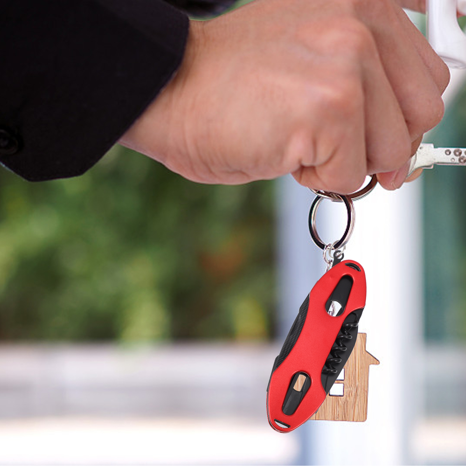 Camping Combined Cutter Outdoor Gadget with Lamp Cutting Tool Utility