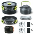thumbnail image 1 of Camping Cooking Set Camping Cookware Set 16pcs Camping Pot pan Set Nesting Camp Cook Set Camping Hiking Cookware Camping Backpacking Pans Set, 1 of 7