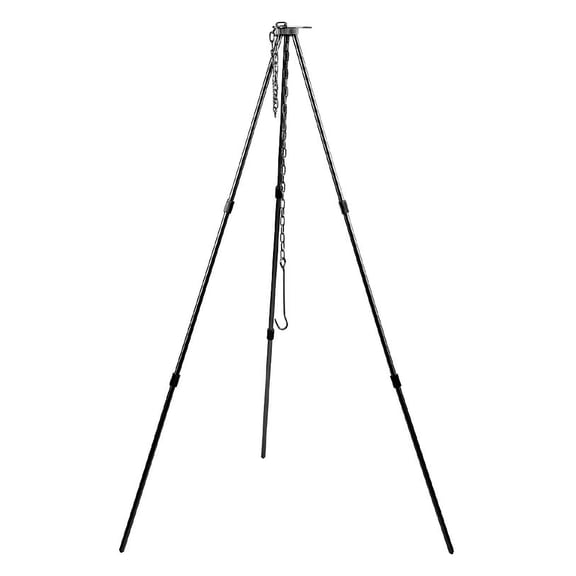 Camping Cooking Tripod with Adjustable Hang Chain for Campfire Picnic Hanging Pot Estrela