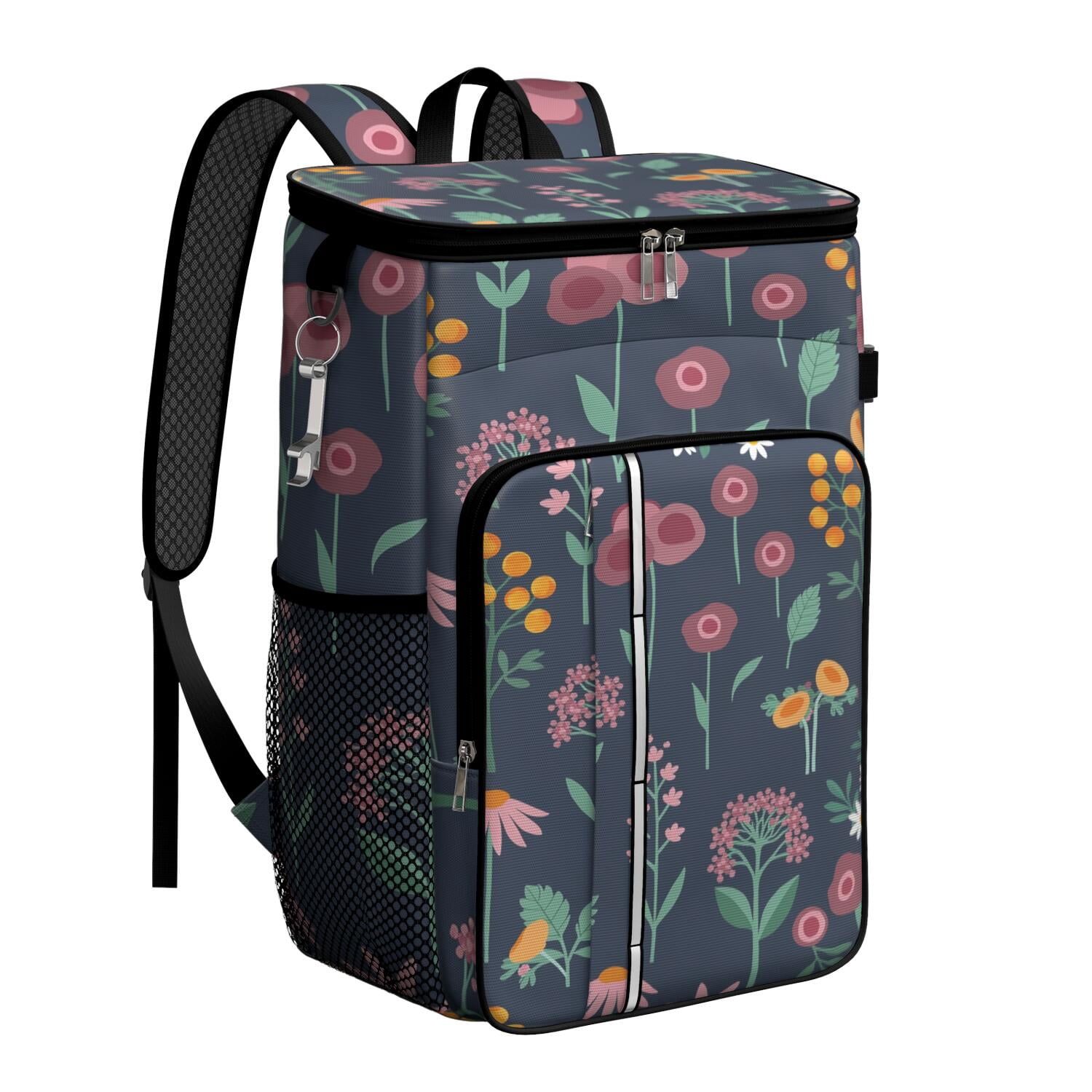Camping Cooler Backpack 26 Cans,Cooler Bag Insulated Leak Proof Travel Cooler Bag Waterproof Lunch Picnic Beach Work Trip Thermal Bag Drink Beverage Beer Bag Cooler Mushroom