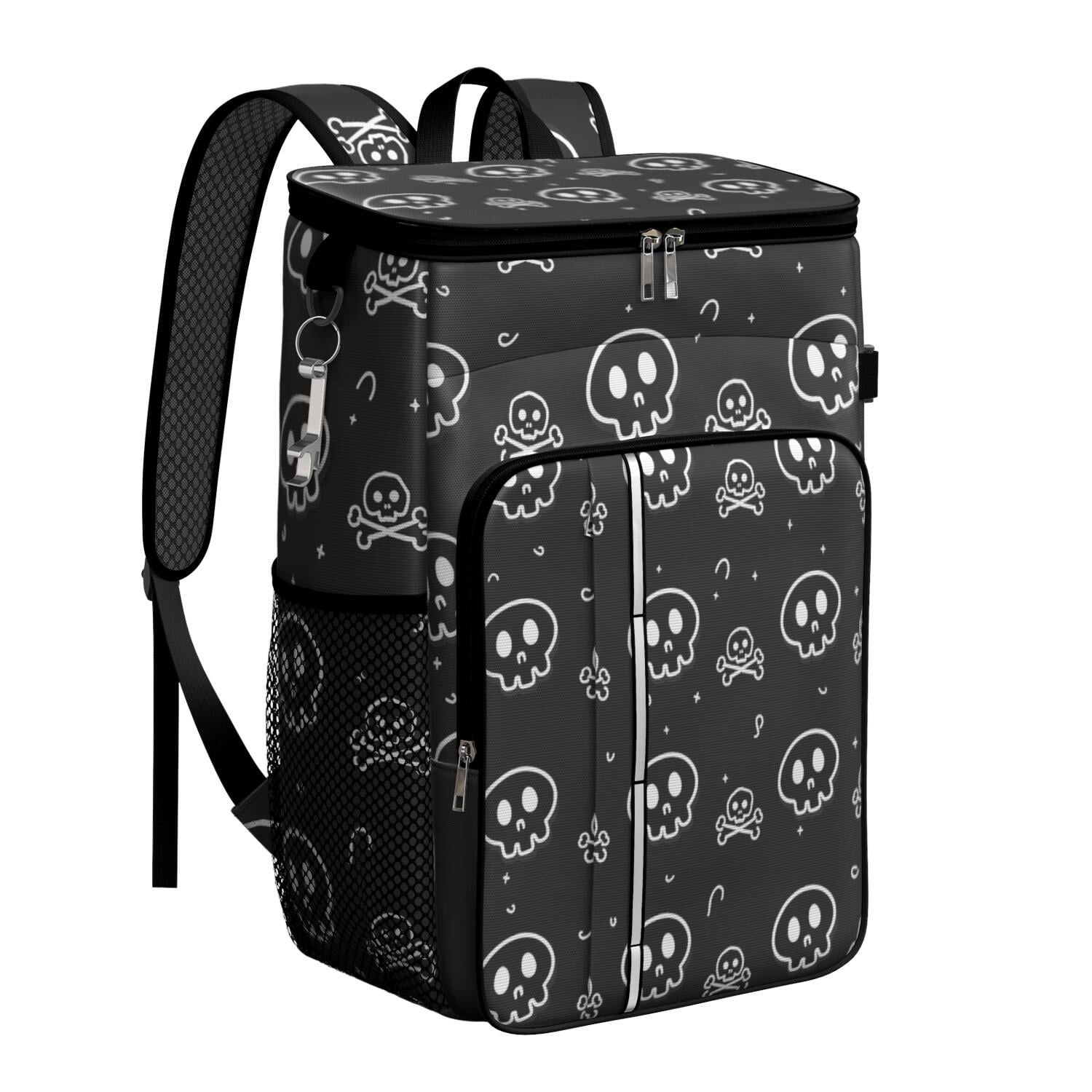 Camping Cooler Backpack 26 Cans,Insulated Backpack Insulated Leak Proof Travel Cooler Bag Waterproof Lunch Picnic Beach Work Trip Thermal Bag Drink Beverage Beer Bag Cooler Gothic Butterfly Moon