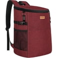 thumbnail image 1 of Camping Cooler Backpack 30 45 Cans, Soft Backpack Coolers Insulated Leak Proof Travel Cooler Bag  Lunch Picnic Beach Work Trip Thermal Bag Drink Beverage  Bag Cooler, 1 of 6