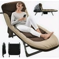thumbnail image 1 of Camping Cot for Adults with Built-in Mattress Pillow, Adjustable 6-Position, Max Load 450 LBS, Heavy-Duty 1200D Oxford Portable Folding cot, Sleeping Cot for Outdoor Camping, Office, Home Nap (Brown), 1 of 8