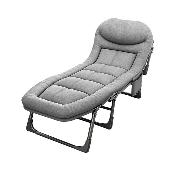 Camping Cots with Mattress, Portable Sleeping Folding Bed for Adults with Padded for Camping Tent Office Outdoor Travel Sleep Over