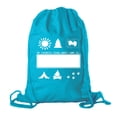 thumbnail image 1 of Camping Cotton Drawstring Backpack for Birthday parties and Summer Camp, 1 of 2