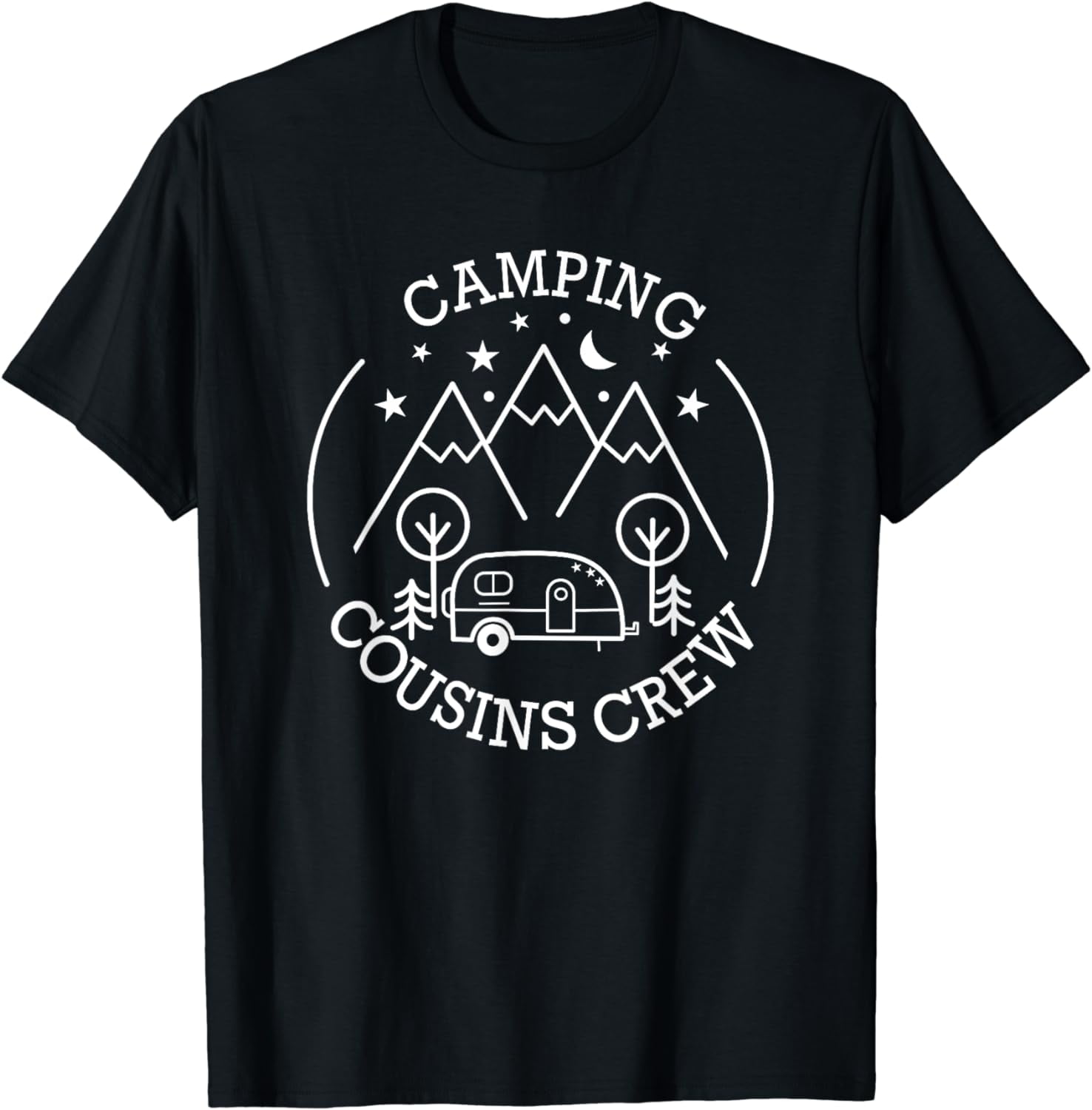 Camping Cousins Crew Family Reunion Road Trip 2024 Matching T-Shirt ...