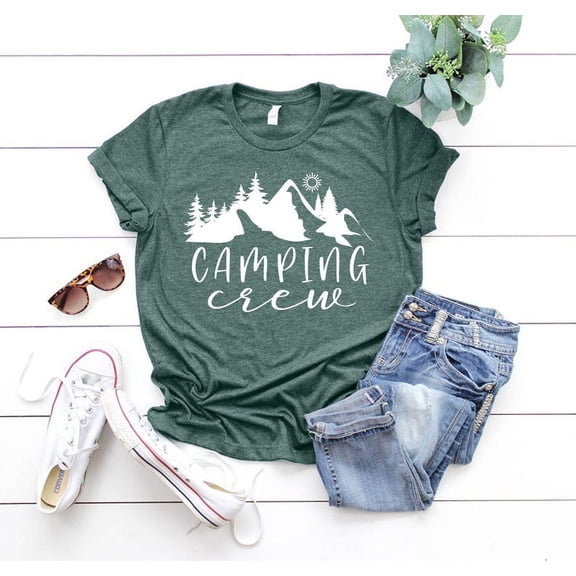 Camping Crew Shirt, Camping Family Shirt, Shirts For Campers, Adventure Shirt, For Campers, Camp Lover T-Shirt, Hiking Shirt, F4951 All Size S-5Xl