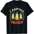 thumbnail image 1 of Camping Crew Shirt Family Camping Shirts For Family Matching Funny Creative Graphic T-Shirt, 1 of 3
