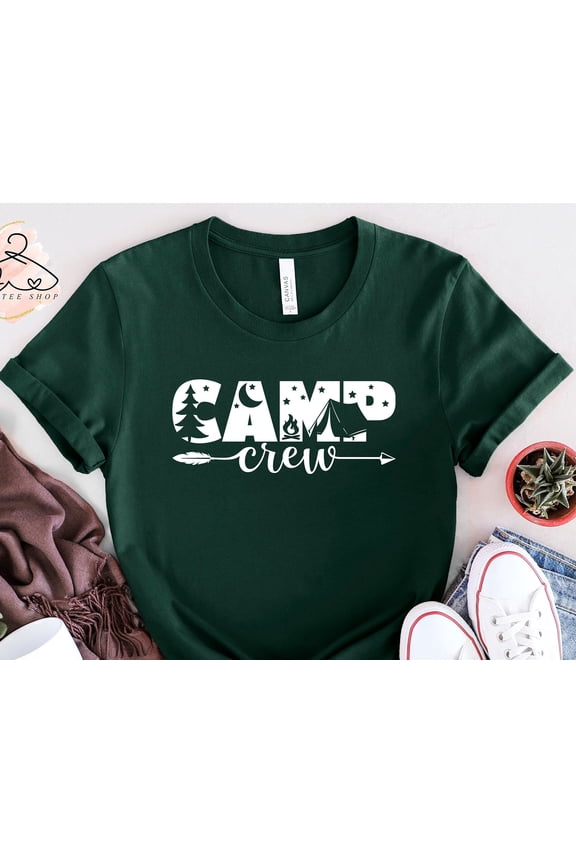 Camping Crew TShirt Camp Life Gift Tee