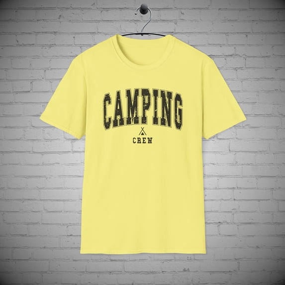 Camping Crew t-shirt, Outdoor adventure tee, Campfire tee