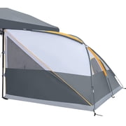 Camping Cube | Pop Up Canopy Side Tent for 10 x 10 Canopies Tent Easy Set Up Gazebo Canopy/SHELTER NOT Included, Gray