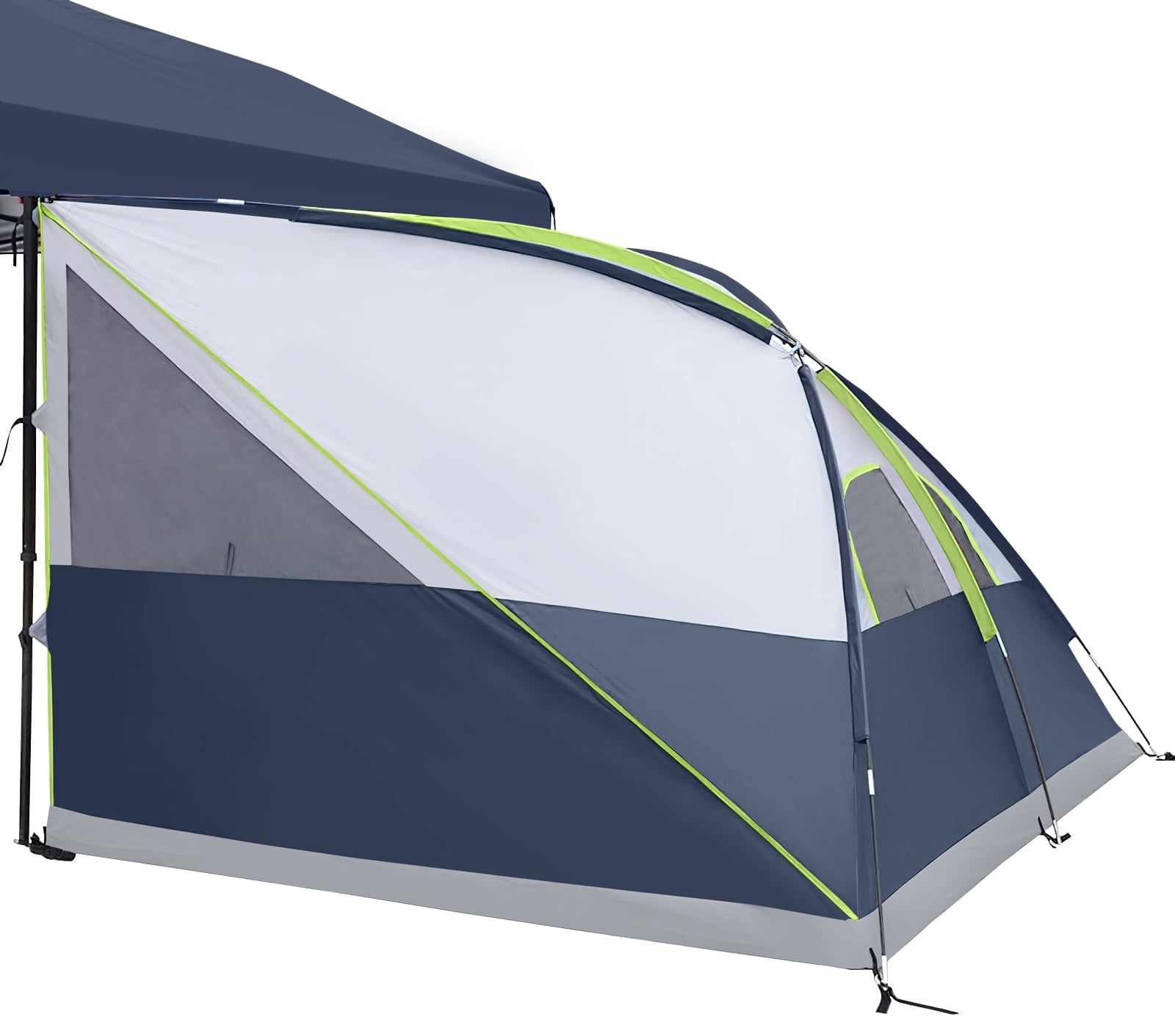 Camping Cube | Pop Up Canopy Side Tent for 10' x 10' Canopies Tent Easy Set Up Gazebo (Canopy/SHELTER NOT Included), Navy Blue