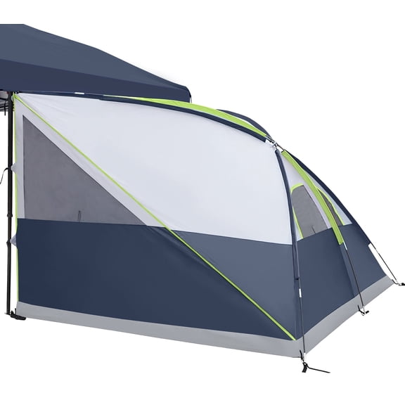 Camping Cube | Pop Up Canopy Side Tent for 10' x 10' Canopies Tent Easy Set Up Gazebo (Canopy/SHELTER NOT Included), Navy Blue