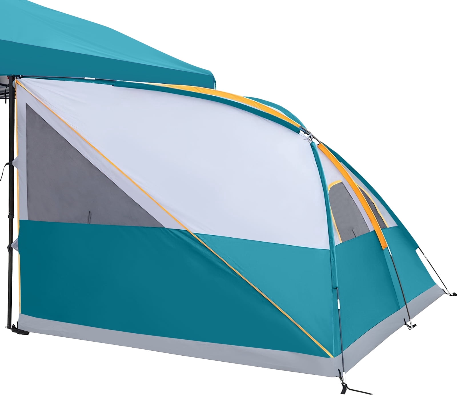 Camping Cube | Pop Up Canopy Side Tent for 10' x 10' Canopies Tent Easy Set Up Gazebo (Canopy/SHELTER NOT Included), Ocean Blue