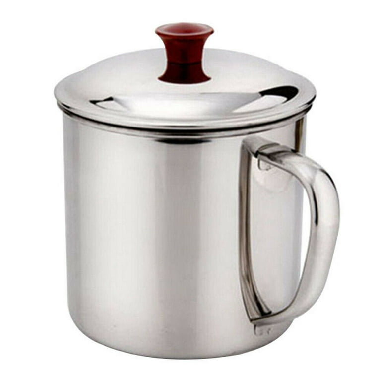 Camping Cup Mug - 1.3 Liter (42 oz) Stainless Steel Cookware Pot