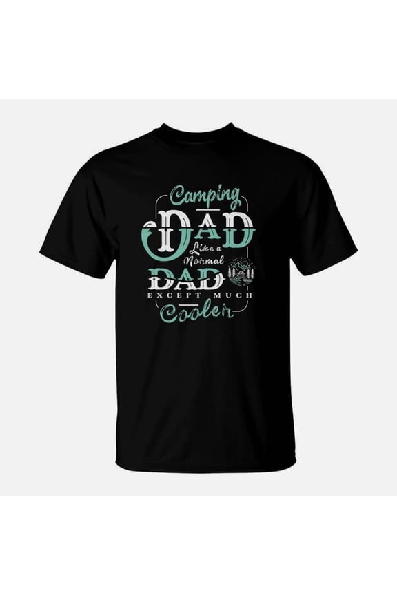 Camping Dad For Daddy Father Day Camper Men TShirt
