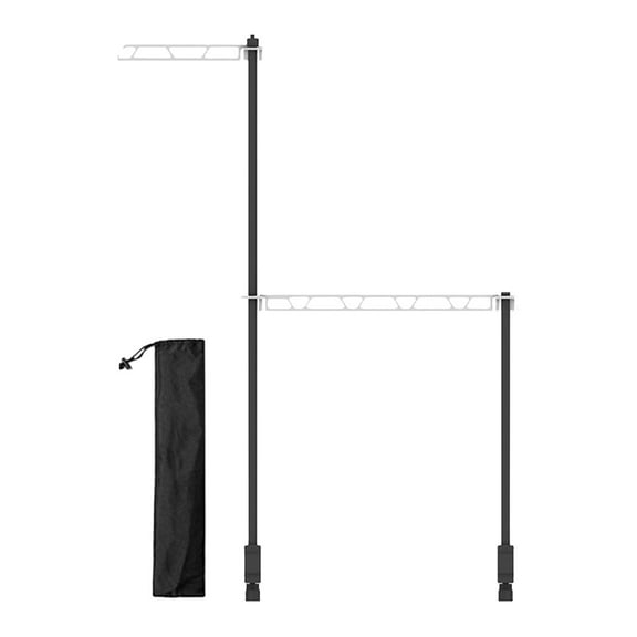 Camping Desktop Storage Rack Shelf, Hanger Multifunctional Hanging Lamp Stand Camping Table Bracket for Garden BBQ Outdoor Picnic single layer