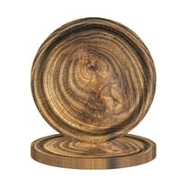 Camping Dinner Plates Wood Grain Design 10-Pack Hunting Party Decorations Lumberjack Theme Birthday Party Supplies Rustic Paper Plates for Outdoor Indoor Use